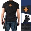Robuste Arbeits-Schürze, Baumwoll-Canvas, Verstellbare Kreuz-Rückenbänder, Unisex