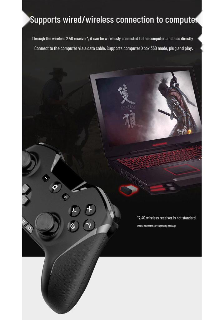 Clearance Wireless Bluetooth Game Controller for Mobile & NS Console with Wake-Up Feature HD-6500