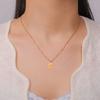 Jeshayuan Small Size 12 Constellations Pendant Necklace For Women Moon Virgo Leo Taurus Gemini Choker Party Lucky Jewelry Gift