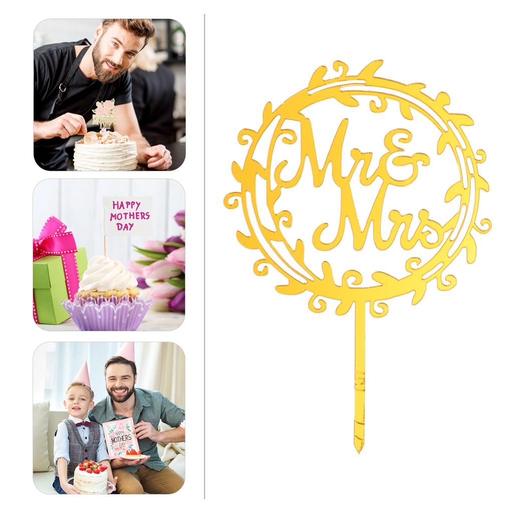 Cake Toppers Wedding Party Decor Valentine'S Day Cupcake Topper Baking Decoration Dessert Insert Cake Props