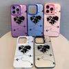 New love plane couple iPhone17 mobile phone case Apple 16Pro anti-drop IMD color silver 15pm