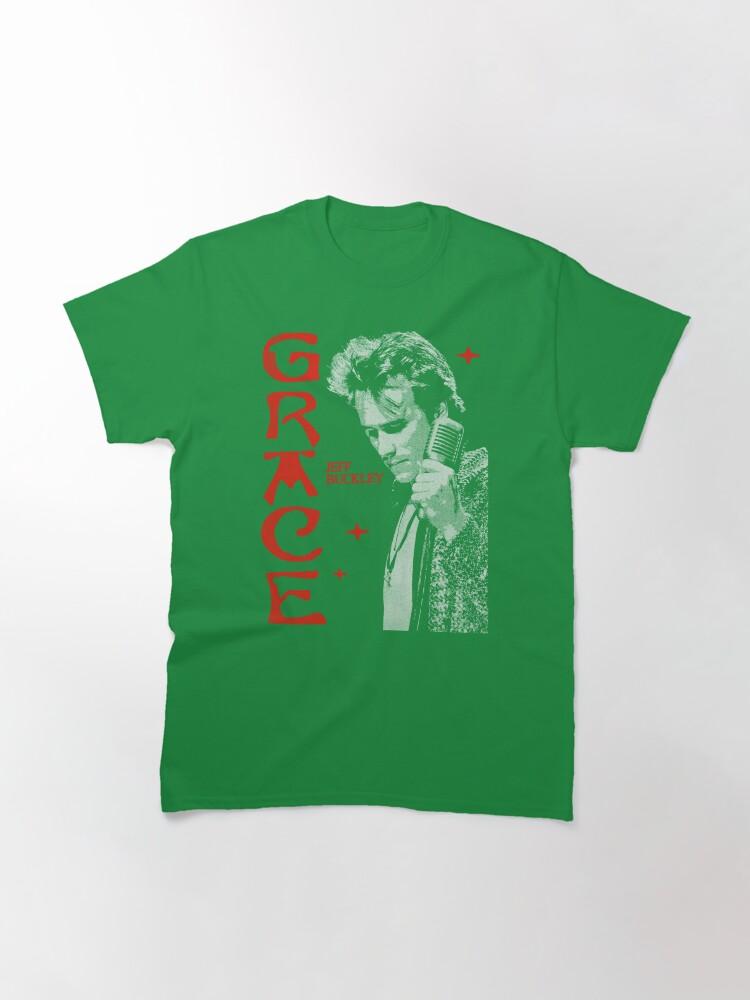 Jeff Buckley Jeff Buckley Grace Red And Black Poster Classic T-Shirt