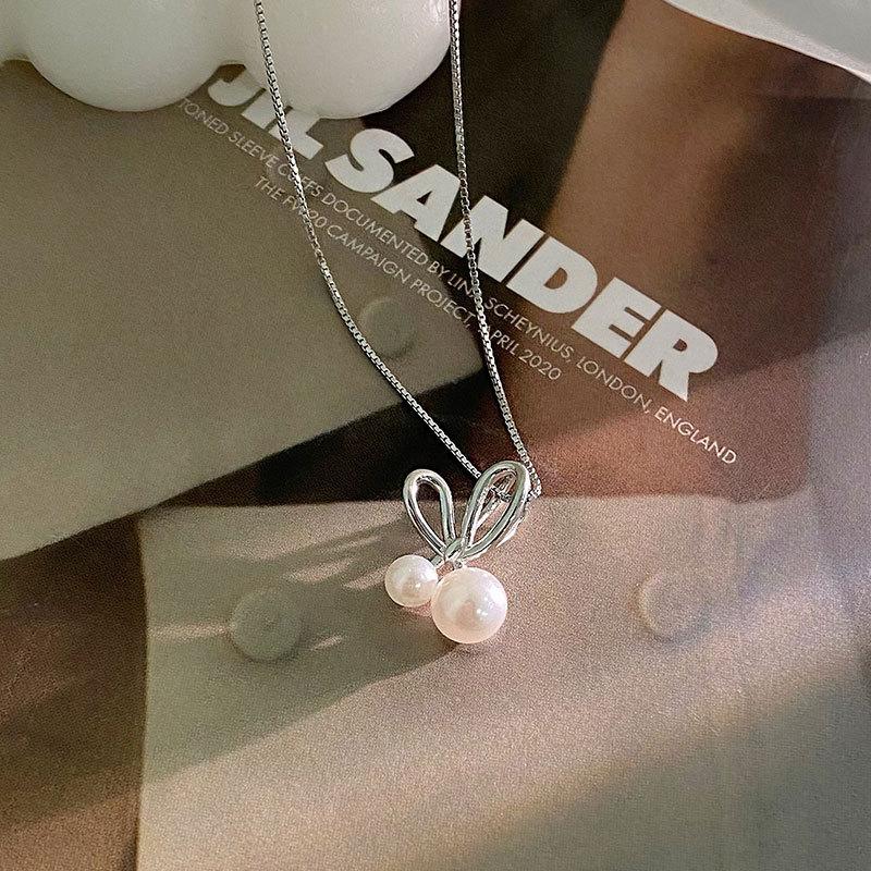 High End Sweet Diamond Studded Bow Necklace, Gift for Girlfriends, Niche Design, Collarbone Chain