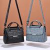 2023 New Personality Stone Texture Shoulder Bag Fashion Retro Large Capacity Handbag