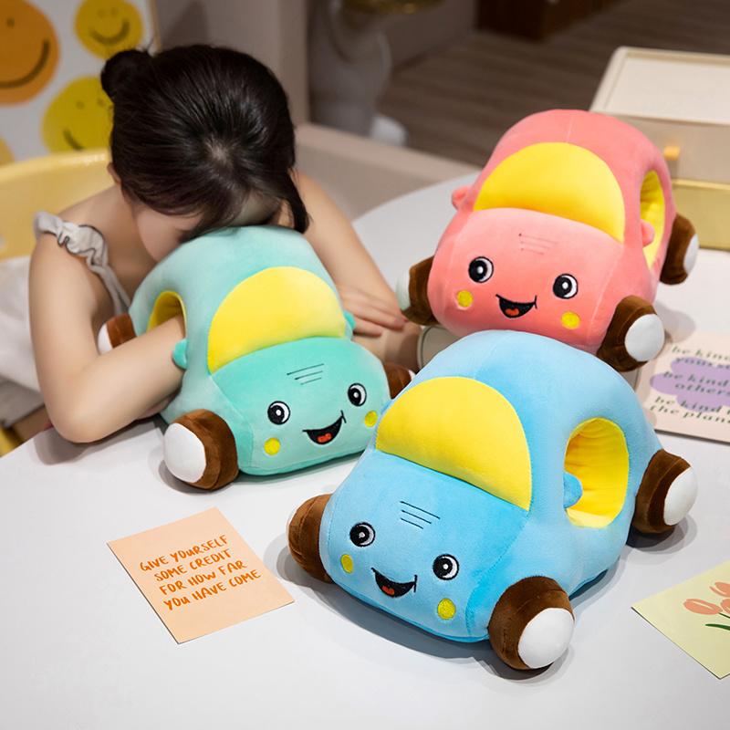 Cartoon Cars Plush Cute Funny Car Model Toys Car Shaped Cushion Sleeping Pillow Children Birthday Gift Room Decor