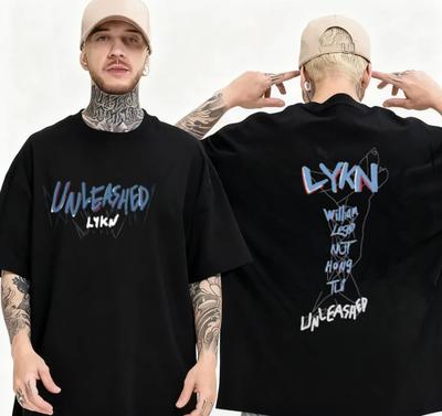 Unleashed Printed Tshirt Boygrup William Lego Nut Hong Tui Thai Enthu Combed Cotton Men Women Clothes Goth Y2k Oversized Top