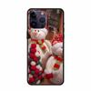 Christmas Case For iPhone 15 Pro Max Cover iPhone 15 Plus Lovely Soft Silicone TPU Back Phone Case For iPhone 15 Pro Cover Coque