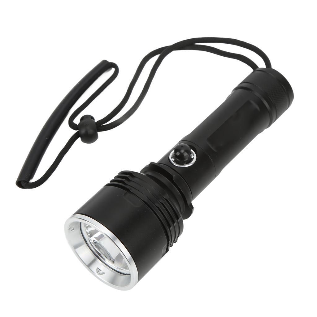 Latarka nurkowa 1500LM IPX8 Wodoodporna Magnetron XHP70 Latarka do nurkowania ze szkłem hartowanym do nurkowania podwodnego