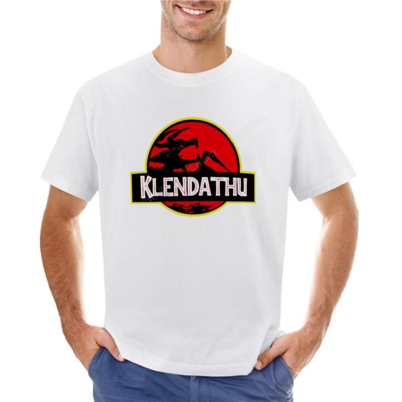 Klendathu - Starship Troopers (Jurassic Park Style) T-Shirt Black T Shirts T-shirt for a Boy Men Clothings