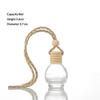 Empty Refillable Hanging Car Diffuser Bottles 21PCS 8ml Transparent Air Freshener Perfume Container Gift for Friends