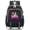 Anime KPOP Printed Backpack for Teenager Student Bookbag Schoolbag Women Large Capacity Waterproof Travel Bag Gift