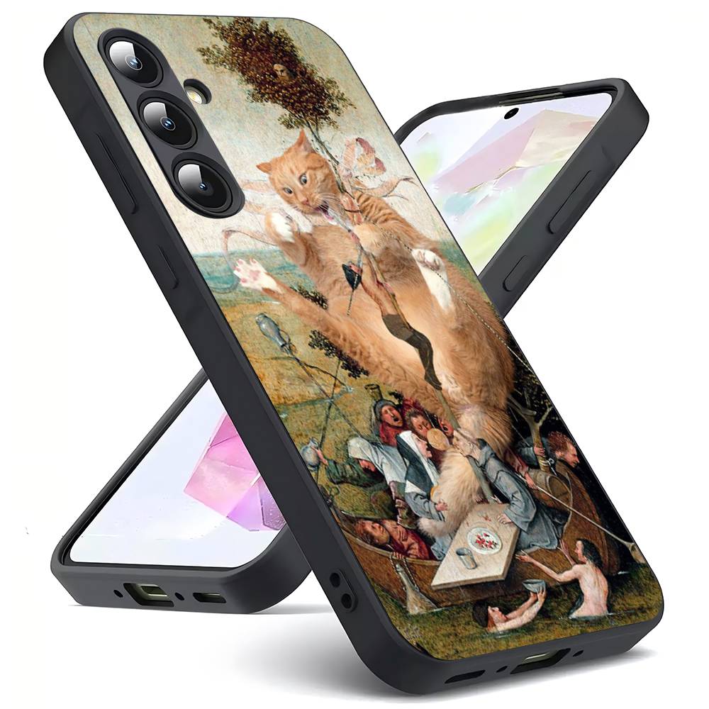 Hieronymus Bosch Art Painting Bumper For Samsung Galaxy S23 S24 S25 Ultra S22 Plus S21