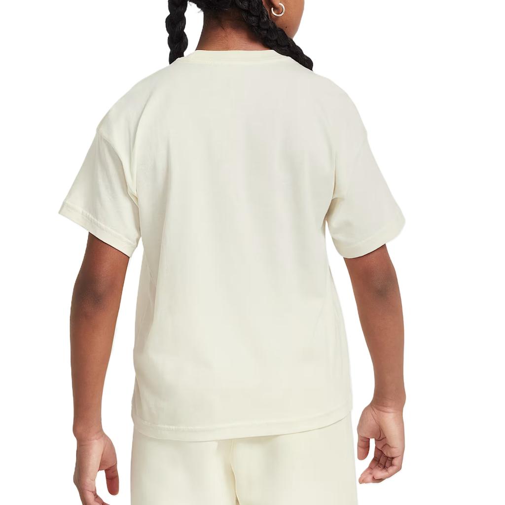 Nike Sportswear T Shirt Essential Coconut Milk Teenagers FZ5539-113