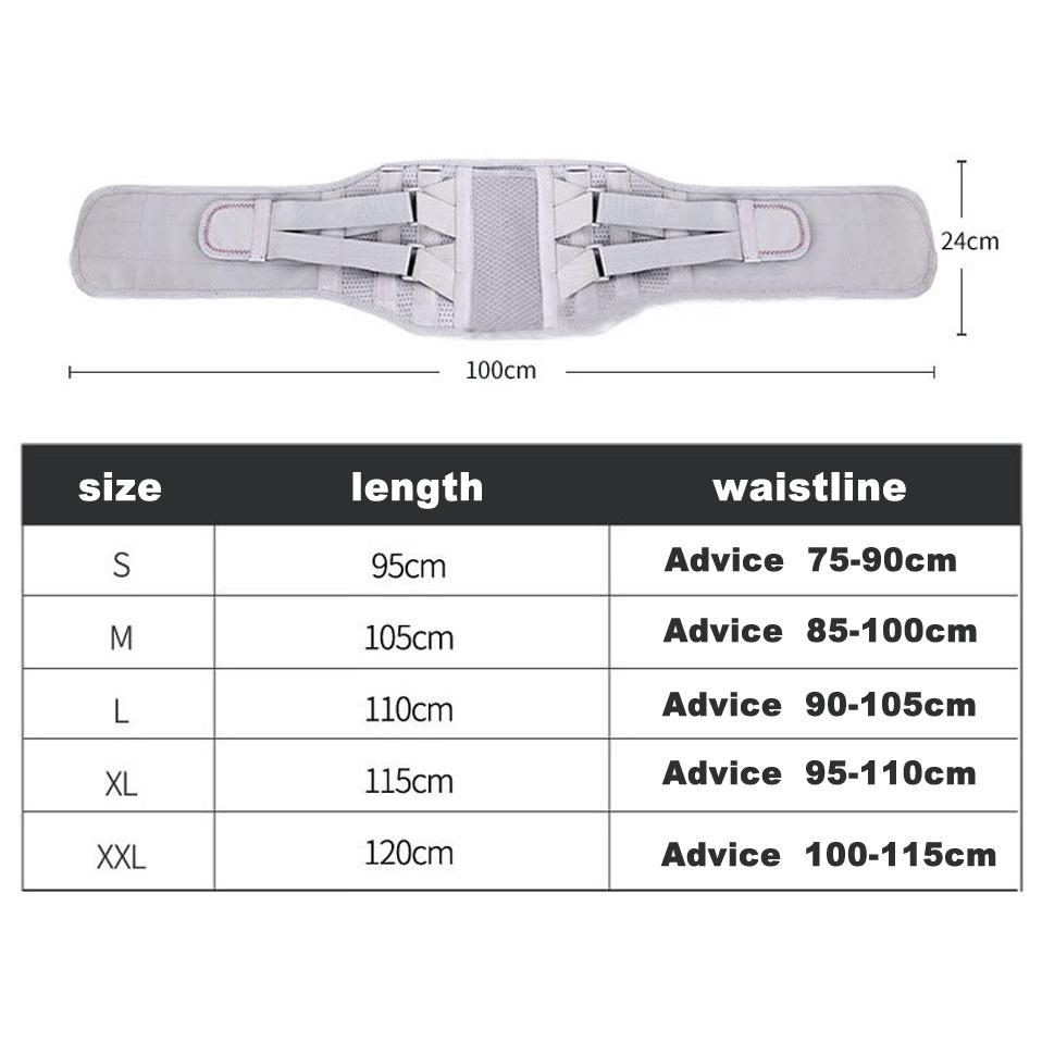Adjustable Posture Corrector Belt Double Pull Lumbar Support Brace for Back Pain Relief Plus Size Health Care Orthotics
