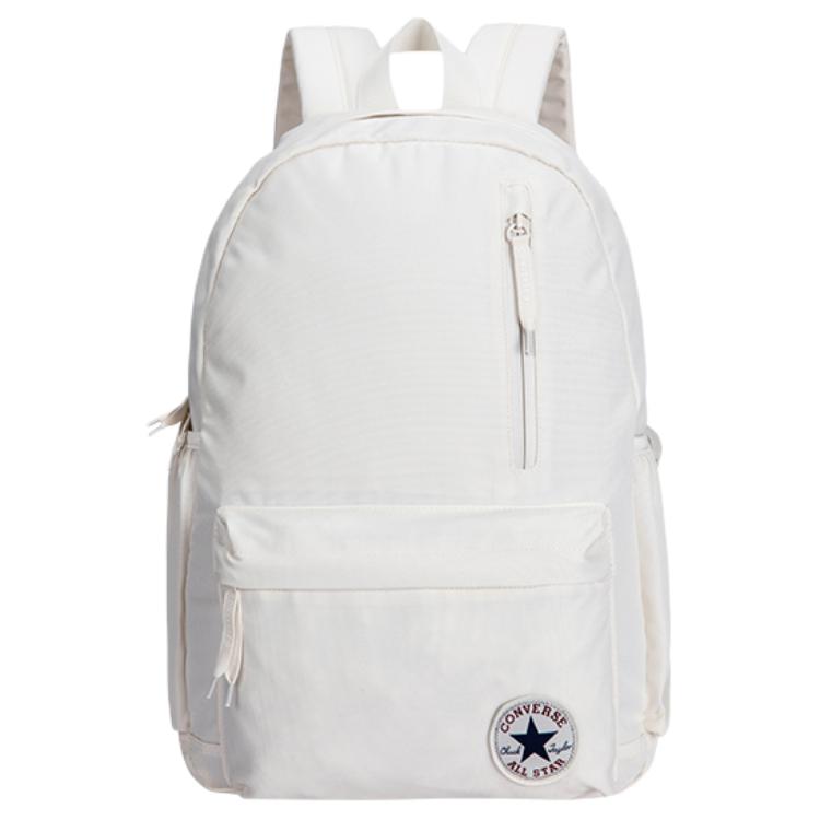 New Converse Polyester Backpack Medium Women's White CV2413026PS-003
