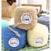 6-Strand Mousse Cloud Soft Scarf Hat Crochet Kit - Handmade Snow-Step DIY Milk Waffle Stitch Yarn