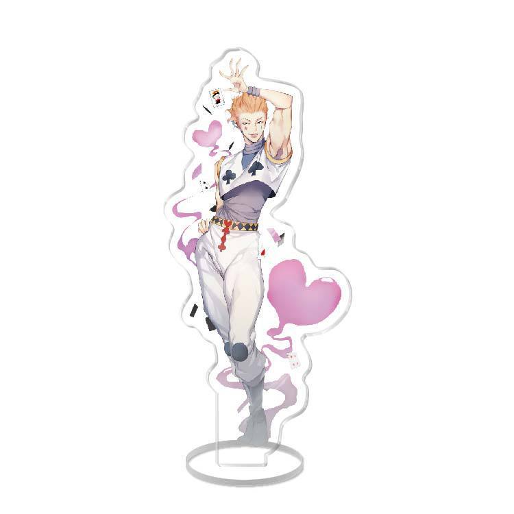 Hunter X Hunter Animation Peripheral Gonzo Killua Student Campus Desktop Decoration Acrylic Stand Model Cute Stand Pvc 15cm