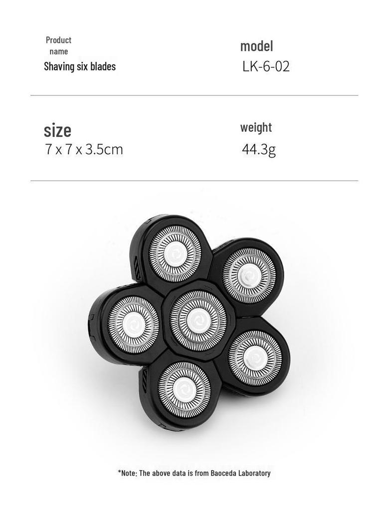 Lico Nine-Blade Spare Blade Hair Clipper for Bald Heads