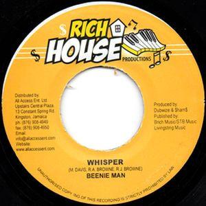 

7inch Record BEENIE MAN - Whisper NONE Rich House Prod 2005 Jamaica Reggae, Ska & Dub Used