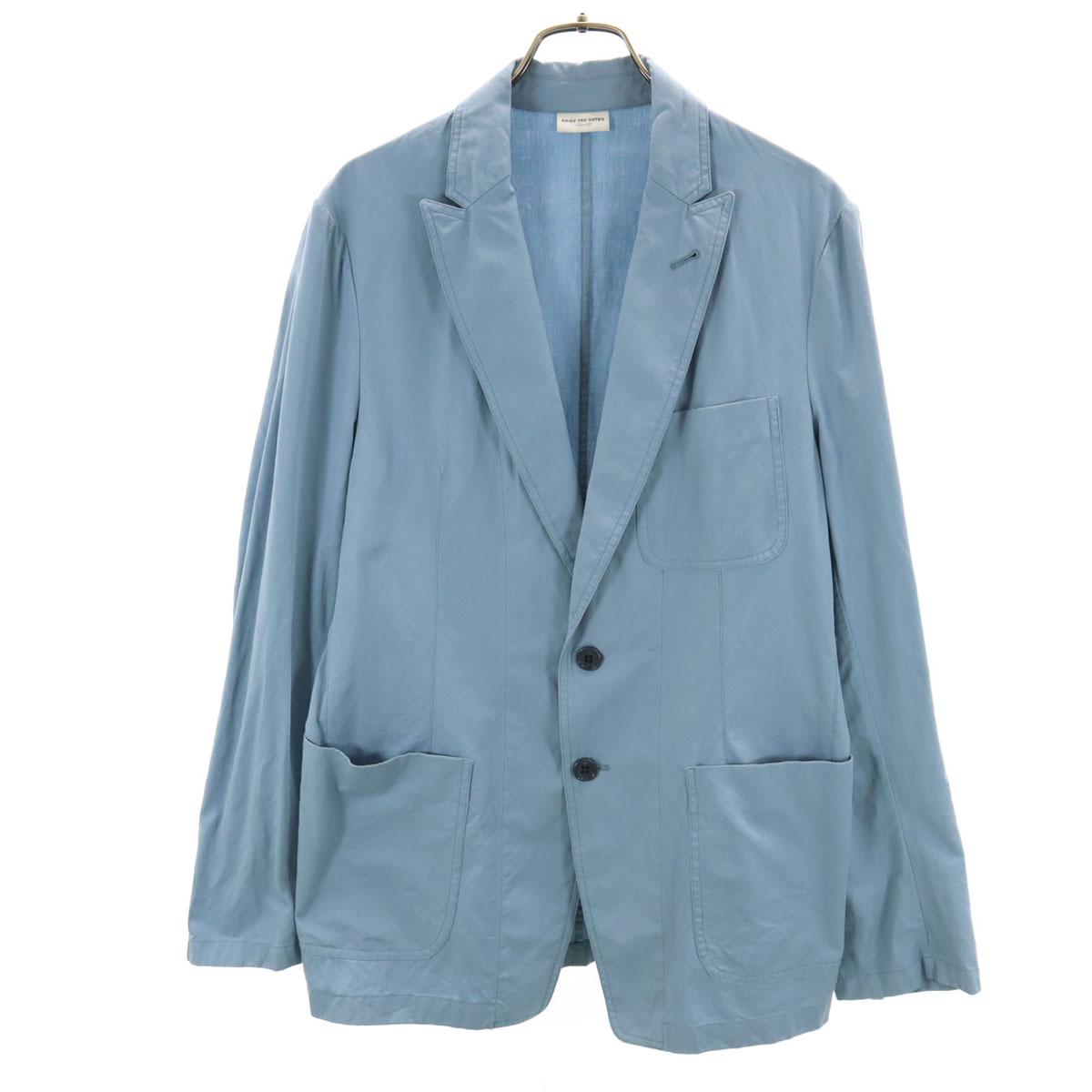 

DRIES VAN NOTEN Made in Bulgaria tailored jacket 46 Light blue Men s Used