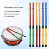 1Pair Rod Drum Sticks Brush Professional Nylon Drumsticks Brushes Multi-Rod Bundle Sticks Nylon Dowels Enduring