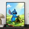 Diamond Painting Set Disney Full Diamond 5D Stitch Building Shelter Diamond Art Home Decoration Creative Handicrafts