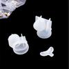 iSuperb Silicone Molds Animal Cute Epoxy Resin Molds 3D Deer and Antlers Molds for DIY Resin Casting (Transparent)