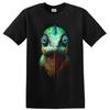 Panther Chamäleon T-Shirt Buntes Reptil Tierporträt Wilde Natur T-Shirt