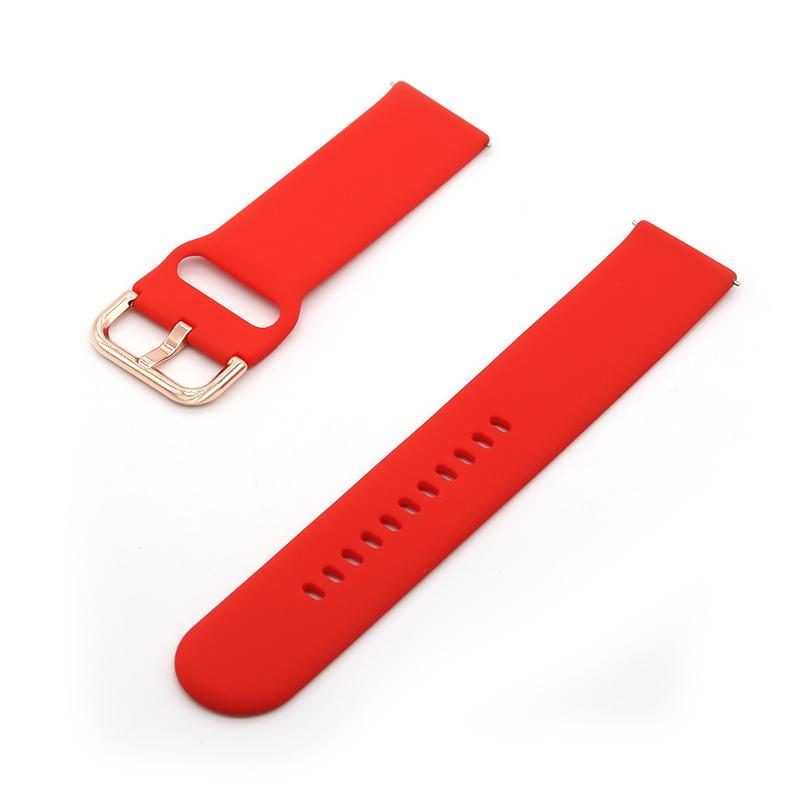 20mm 22mm Silicone Strap for Samsung Galaxy Watch 4/3/Huawei Watch 3/GT2/Amazfit Bip Bracelet Strap for Active 2 42mm 40mm Band