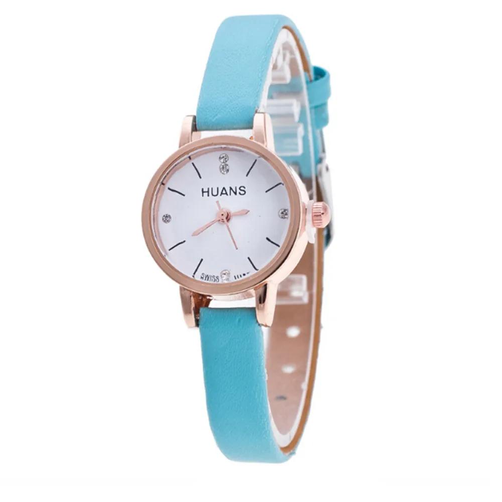 Minimalist Fashion Wristwatch Woman Fine Strap Circular Small Dial Simplicity Elegant Temperament Quartz Clock Everyday Watch