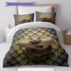Cartoon Pattern Bedding Quilt Set Quilt Cover Pillowcase Home Decoration Birthday Gift (1 * duvet cover + 2 * pillowcase, without core)