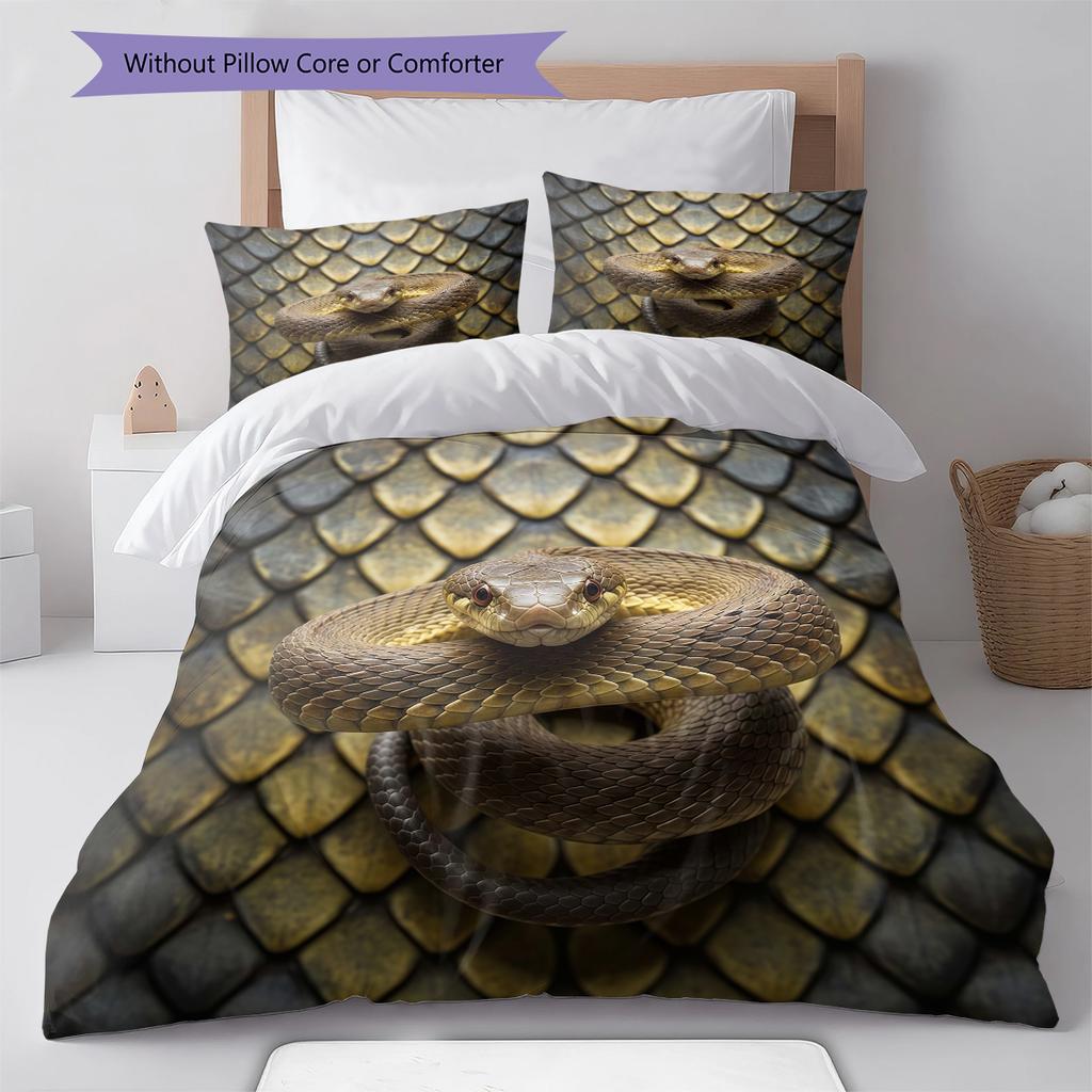 Cartoon Pattern Bedding Quilt Set Quilt Cover Pillowcase Home Decoration Birthday Gift (1 * duvet cover + 2 * pillowcase, without core)