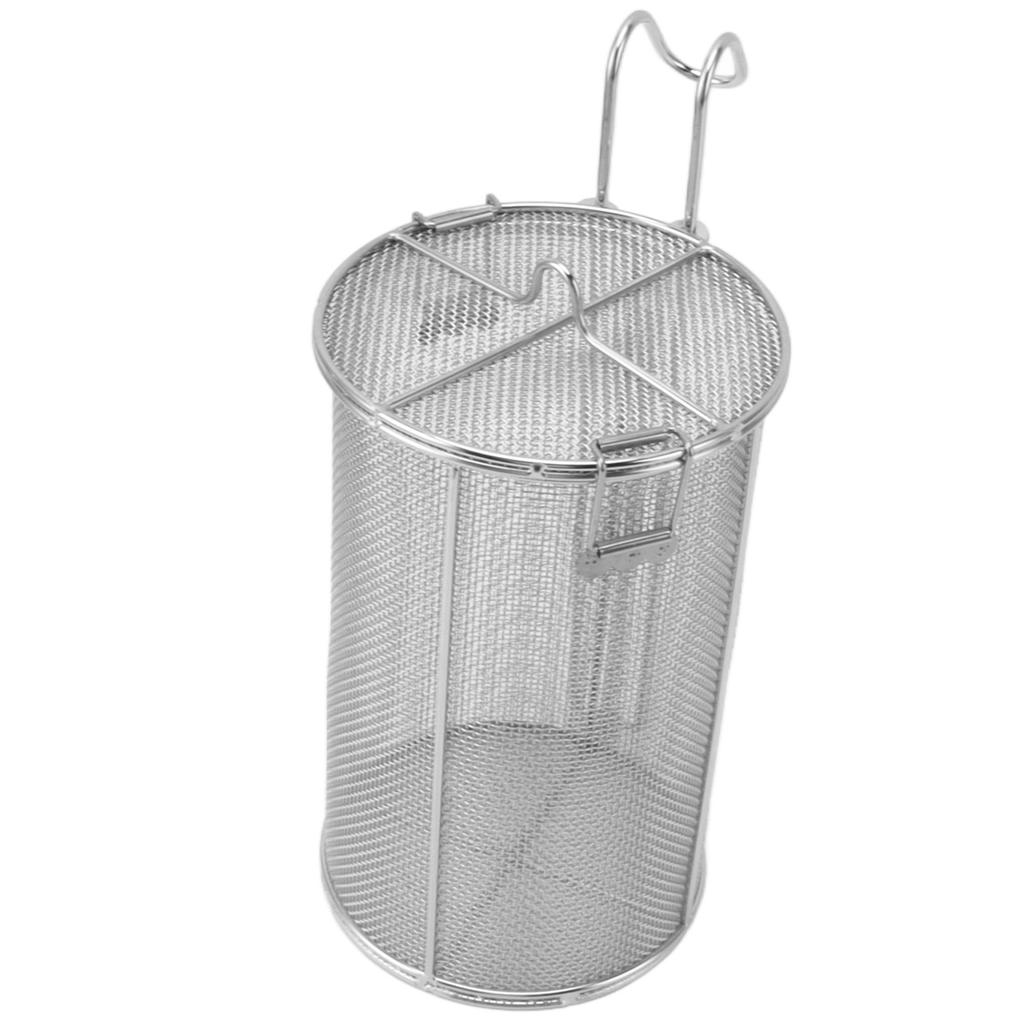 Stainless Steel Spice Seasoning Strainer Collapsible Telescopic Handle Soup Seasonings Seperation Basket for Cooking