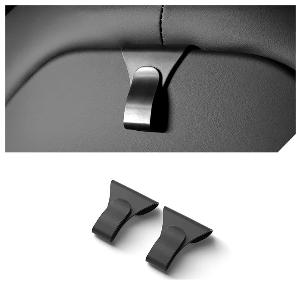 Durable ABS Coat Hook For Tesla Model S X 2023-2025 Seat Headrest Hanger Seatback Suit Holder Auto Interior Accessories 2PCS 2PCS