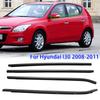 4pcs/set Black Car Door Window Glass Weatherstrip Trim For Hyundai I30 2008-2011 822102L000 Waterproof Pressure Sealing Strip