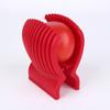 Tomato Slicer Holder Dishwasher Safe Fruit Slicer Tomato Holder with Firm Grip Vegetable Cutter with Multiple Dividers for Precise Slicing Tomatoes