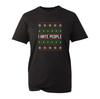 I Hate People Christmas T-Shirt, Funny Novelty Santa Merry Xmas Day Unisex Top