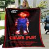 Horror movie Cult of Chucky printing blanket warm blanket soft and comfortable blanket Home travel blanket birthday gift