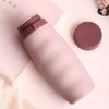 Collapsible Silicone Water Bottle 600ml, Portable Sports Water Cup for Hiking, Travel & Gym, BPA Free, Leak-Proof