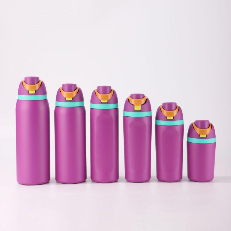 40oz Stainless Steel Vacuum Insulated Tumbler With Dual Lid Straw Cup Gym Outdoor Travel Office Use