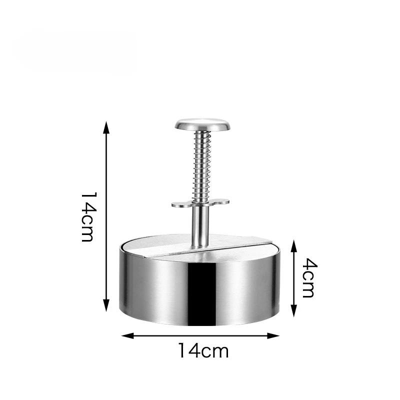 Manual Hamburger Meat Patty Press Food Stainless Steel Burger Press Round Hamburger Patty DIY Meat Dumpling Kitchen Accessories