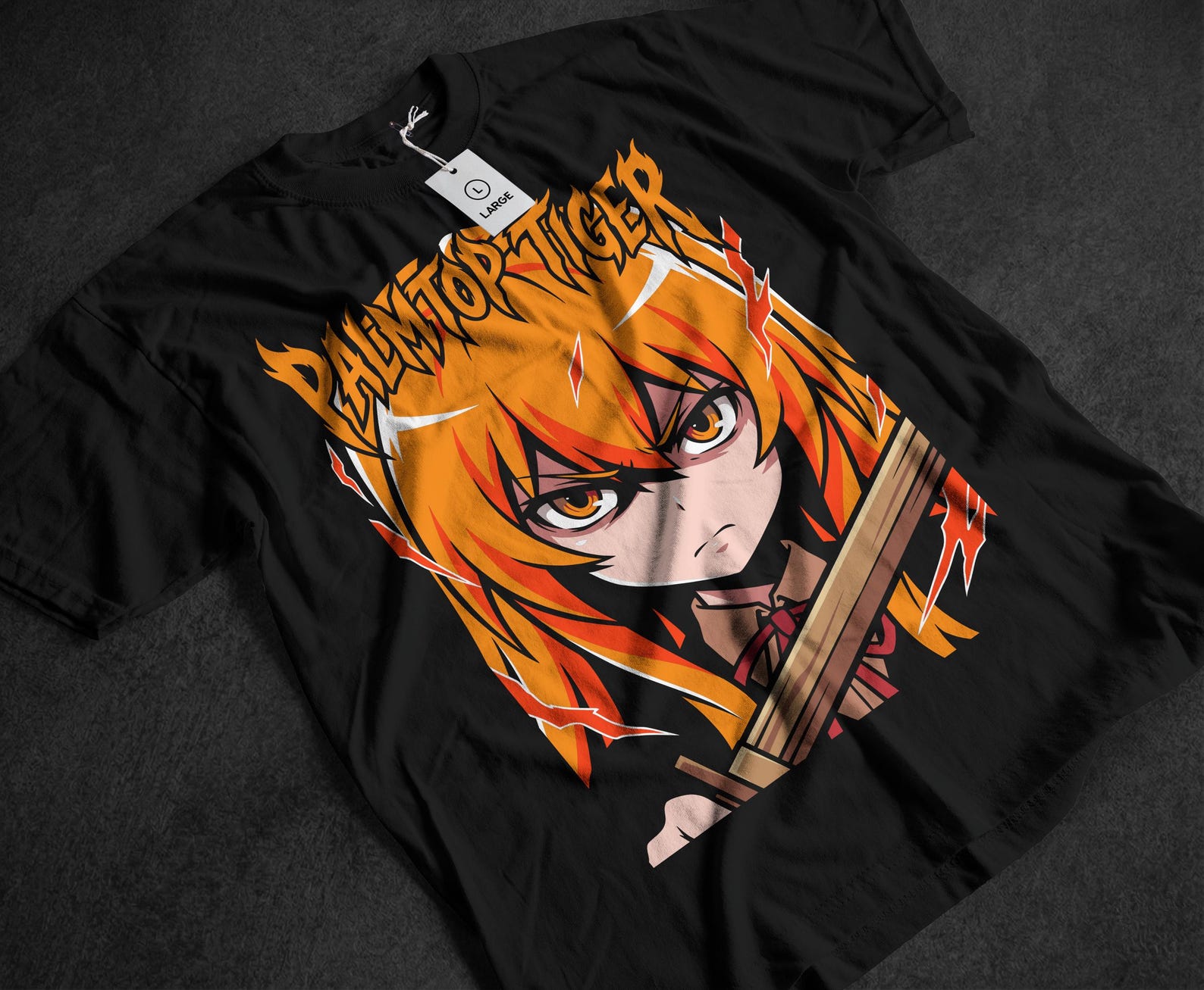 Toradora Unisex Tee, School Life Anime, Romantic Manga, Japan Pop Culture, Animated Series, Taiga, Ryuuji, Otaku, Clothing, Gift for Teen 150