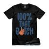 11 Gamma Blue Black Mens Kids T Shirt Match 100