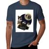 4 Cat Moon Tshirt Moisture Wicking Athletic Tshirt