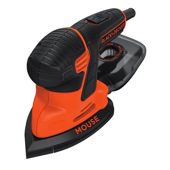 Black &amp; Decker KA2500K Compact Mouse ponceuse 120W avec accessoires &amp; coffret