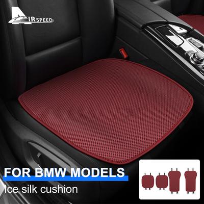 Buz ipek araba koltuk minderi geri BMW için 1 3 5 serisi X5 X6 F15 F16 F40 F30 G20 F10 G30 X1 F48 X3 G01 G05 arka ön koltuk