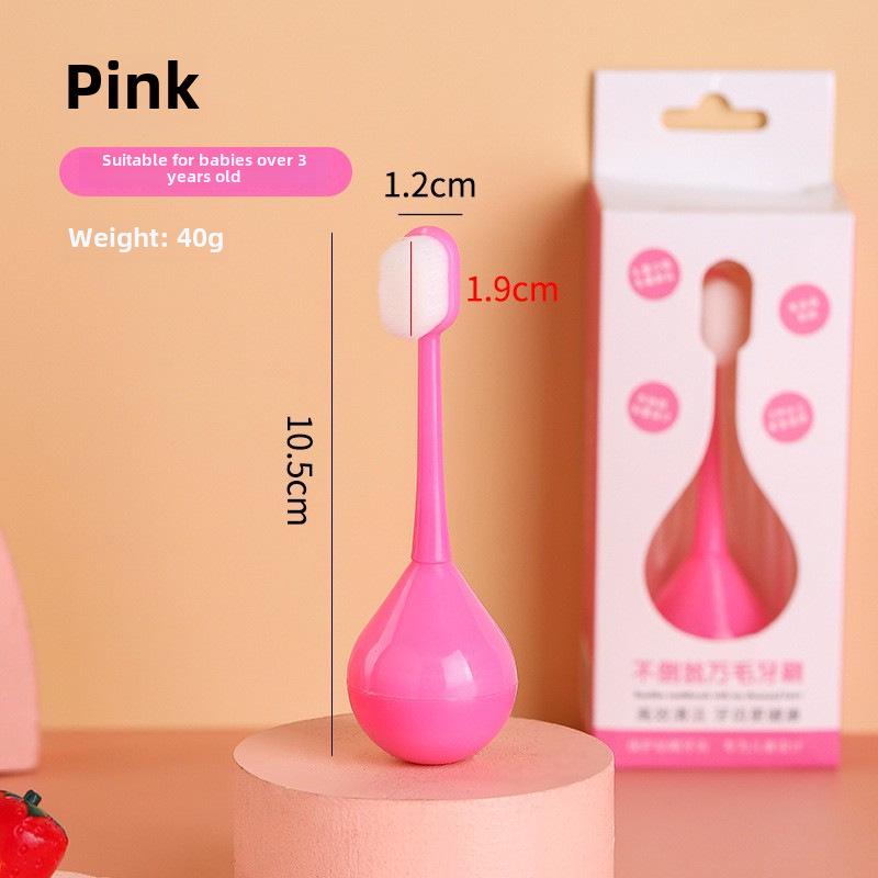 "U-Shaped Silicone Toothbrush & Toothpaste Set for Kids Ages 2-12"