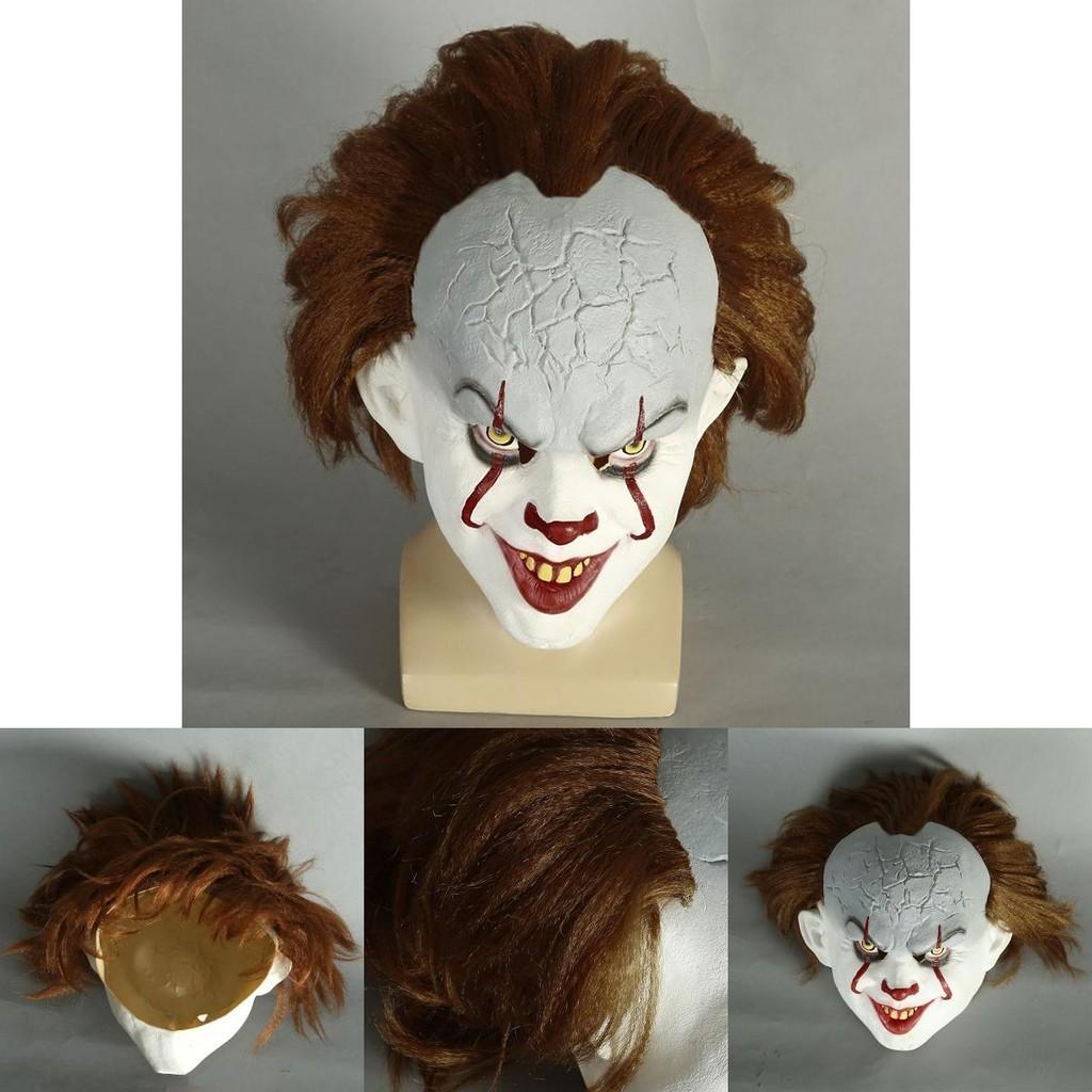 Comfortable Stephen King's It Pennywise Latex Mask Great For Themed Parties And Events