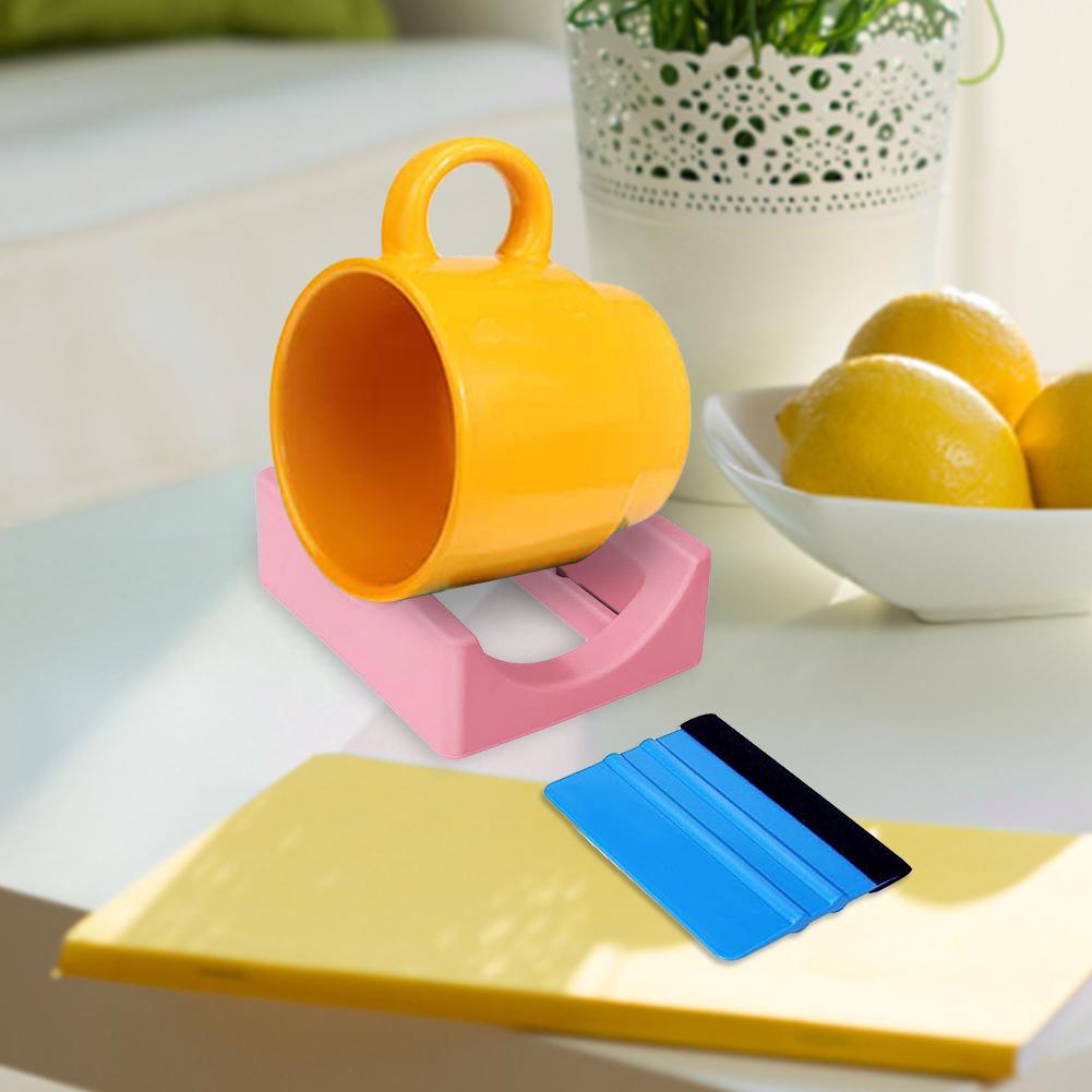 Portable Mug Cup Cradle Waterproof Tumbler Holder Anti Slip Lightweight Two Angle Support Household Tumbler Cradle Rack