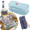 School pencil case for girls, Large capacity, dirt-resistant, for teenagers, for students.